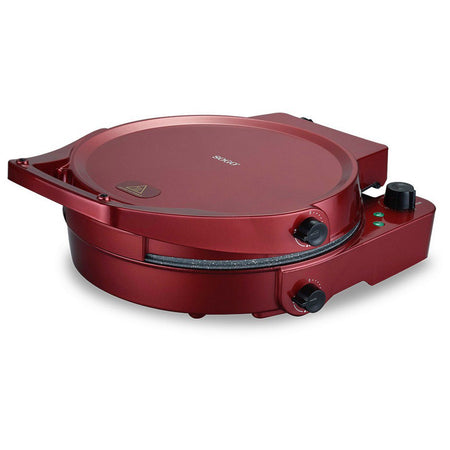 SOGO Forno per pizza e barbecue padella elettrica 1800W / 2 in 1 / 30cm / timer 60min /