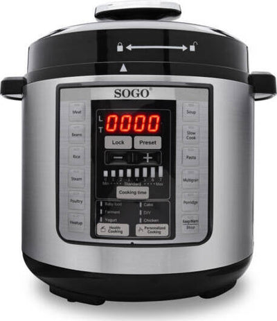 SOGO Pentola a pressione multifunzione 18 modalità di cottura / 1000W / 6L / + ricettario / timer 24 ore / + accessori Casa e cucina/Elettrodomestici per la cucina/Elettrodomestici speciali/Pentole a pressione elettriche SellUp - Bassano del Grappa, Commerciovirtuoso.it
