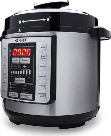 SOGO Pentola a pressione multifunzione 18 modalità di cottura / 1000W / 6L / + ricettario / timer 24 ore / + accessori Casa e cucina/Elettrodomestici per la cucina/Elettrodomestici speciali/Pentole a pressione elettriche SellUp - Bassano del Grappa, Commerciovirtuoso.it