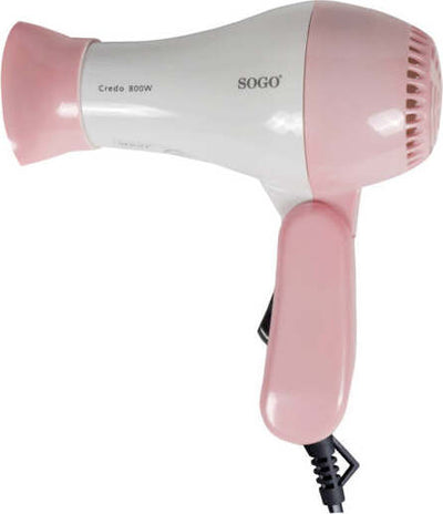 SOGO SEC-SS-3615-P Phon da viaggio 800 W pieghevole rosa Bellezza/Cura dei capelli/Strumenti per lo styling/Asciugacapelli e accessori/Asciugacapelli SellUp - Bassano del Grappa, Commerciovirtuoso.it