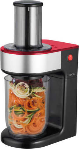 SOGO Spiralizzatore di verdure affetta verdure / 3 lame intercambiabili incluse / 80W / 1.2L Casa e cucina/Utensili da cucina/Affettaverdure e mandolini da cucina SellUp - Bassano del Grappa, Commerciovirtuoso.it
