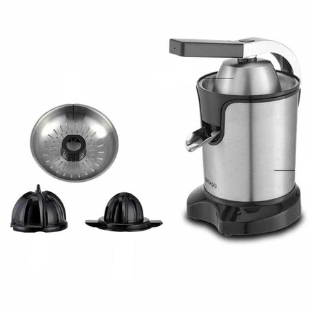 SOGO Spremiagrumi  con manico a pressione 2 coni / 600W / 0,55L / acciaio inox