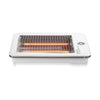 SOGO Tostapane piatto 4 fette 700W / griglia 26x21 bianco