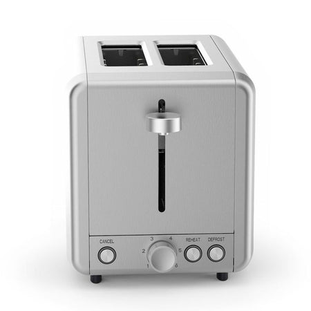 SOGO Tostapane doppia fessura / 2 fette / 925w / acciaio inox / funzione scongelamento e riscaldamento/  bianco