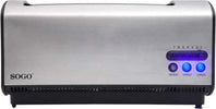 SOGO Tostapane doppio 2 lunghe fessure / 4 fette / 1200W / in acciaio inox Casa e cucina/Elettrodomestici per la cucina/Tostapane SellUp - Bassano del Grappa, Commerciovirtuoso.it