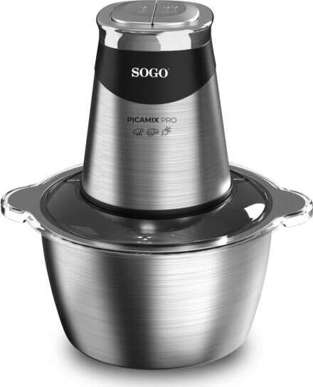SOGO Tritatutto con ciotola in acciaio inox 500W / 1.8L / lame in titanio / trita ghiaccio - trita carne Casa e cucina/Elettrodomestici per la cucina/Robot da cucina frullatori e impastatrici/Frullatori/Tritatutto e mini frullatori SellUp - Bassano del Grappa, Commerciovirtuoso.it