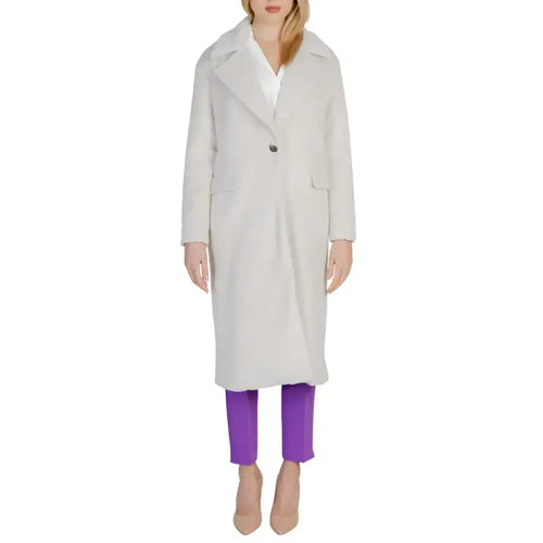 Sol Wears Women Cappotto Donna - beige / 42 - Abbigliamento Cappotti