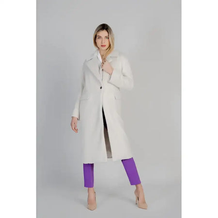 Sol Wears Women Cappotto Donna - beige / 42 - Abbigliamento Cappotti