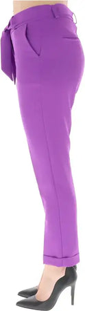 Sol Wears Women Pantaloni Donna - purple / 42 - Abbigliamento Pantaloni