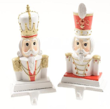 Supporto per Calza di Natale soldatino in resina e ghisa decorazione natalizia