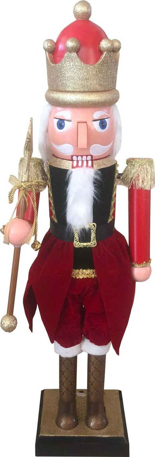 Soldatino canterino schiaccianoci natalizio con movimento e musica h 100 cm Casa e cucina/Decorazioni per interni/Addobbi e decorazioni per ricorrenze/Decorazioni natalizie/Schiaccianoci MagiediNatale.it - Altamura, Commerciovirtuoso.it