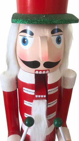Soldatino schiaccianoci natalizio con bocca in movimento h 100 cm Casa e cucina/Decorazioni per interni/Addobbi e decorazioni per ricorrenze/Decorazioni natalizie/Schiaccianoci MagiediNatale.it - Altamura, Commerciovirtuoso.it