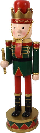 Soldatino schiaccianoci natalizio con bocca in movimento h 36 cm Casa e cucina/Decorazioni per interni/Addobbi e decorazioni per ricorrenze/Decorazioni natalizie/Schiaccianoci MagiediNatale.it - Altamura, Commerciovirtuoso.it