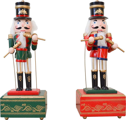 Soldatino schiaccianoci natalizio con Carillon in movimento h 31 cm Casa e cucina/Decorazioni per interni/Addobbi e decorazioni per ricorrenze/Decorazioni natalizie/Schiaccianoci MagiediNatale.it - Altamura, Commerciovirtuoso.it