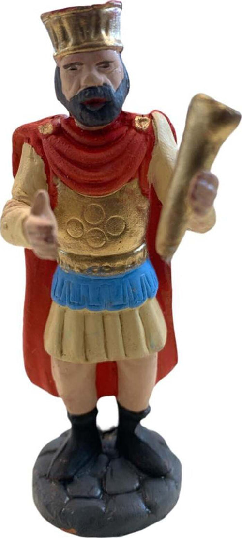 Soldato romano con tromba statuetta in terracotta artigianale per presepe napoletano da h 10 cm Casa e cucina/Decorazioni per interni/Addobbi e decorazioni per ricorrenze/Decorazioni natalizie/Presepi/Statuine e fondali per il presepe MagiediNatale.it - Altamura, Commerciovirtuoso.it