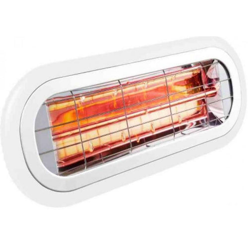 Lampada radiante Sole Bianco stufa da esterno per bar e ristoranti 1500 W