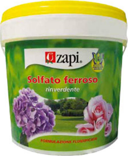 Solfato di ferro concime rinverdente per prato fertilizzante antimuschio 5 kg