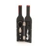 Set sommelier Bottiglia di vino in vetro con 3 accessori