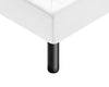 Letto Sommier Bianco Rivestito - Resistente fino a 120 Kg per Persona