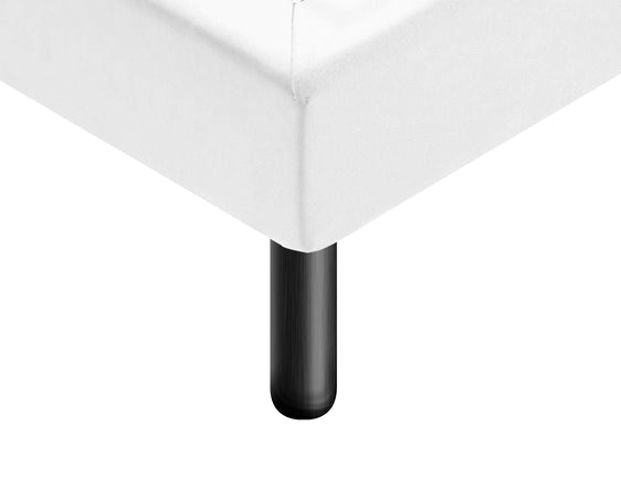 Letto Sommier Bianco Rivestito - Resistente fino a 120 Kg per Persona