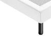 Letto Sommier Bianco Rivestito - Resistente fino a 120 Kg per Persona