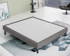Letto Sommier Singolo 80x190 Grigio Rivestito - Resistente fino a 120 Kg per Persona
