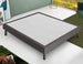 Letto Sommier Grigio Scuro Rivestito - Resistente fino a 120 Kg per Persona