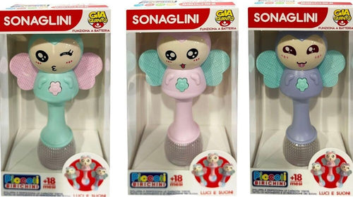 Sonaglino Birichino Con Batteria Giocattoli Per Beb? Dai 18+ Con Luci E Suoni Giochi e giocattoli/Giocattoli prima infanzia/Primi giochi/Sonagli e anelli di peluches Trade Shop italia - Napoli, Commerciovirtuoso.it