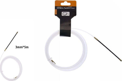 Sonda Passa Cavi Tirafilo Elettrica In Nylon Passacavo Arnocanali 3mmx5mt 07585 Casa, arredamento e bricolage > Materiale Elettrico Trade Shop italia - Napoli, Commerciovirtuoso.it
