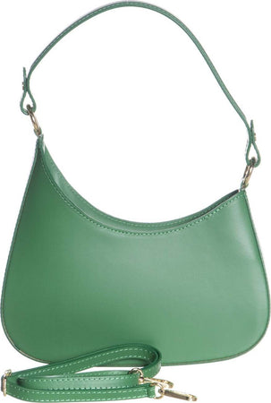 Sonia---Borsa-da-Donna-Verde-In-Vera-Pelle