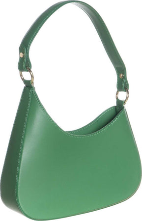 Sonia---Borsa-da-Donna-Verde-In-Vera-Pelle