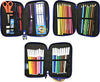 Sonic-Face-Faccia-Zaino-Trolley-Scuola-+-Astuccio-3-Zip-Completo