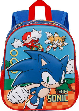 Sonic-Team-Zaino-Scuola-3D-Piccolo-BLU-scuola-materna-asilo-SONIC-TEAM