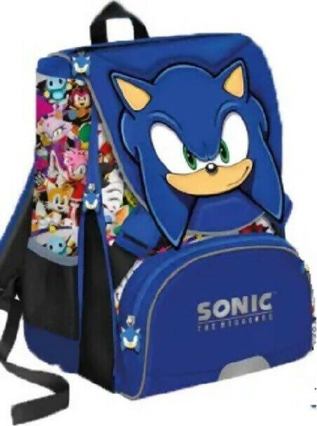 Sonic Zaino Estendibile per La Scuola per Bambini Cancelleria e prodotti per ufficio/Scuola e materiale didattico/Materiale scolastico/Cartelle e zaini per la scuola/Zaini per ragazzi Cartoleria Deja Vu - Crotone, Commerciovirtuoso.it