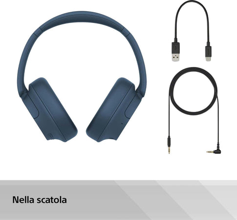 Sony-Cuffie-wir/bt-Noisec-Mic-wh-ch720nl-Blue