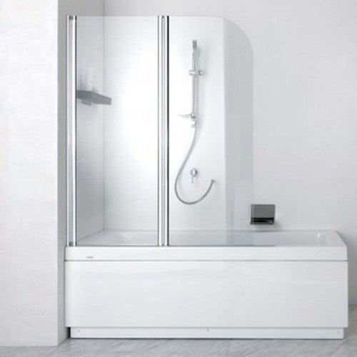 Sopravasca-2-ante-ripiegabili-114-cm-Trasparente-5mm-Flat-Tamanaco