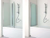 Sopravasca-2-ante-ripiegabili-114-cm-Trasparente-5mm-Flat-Tamanaco