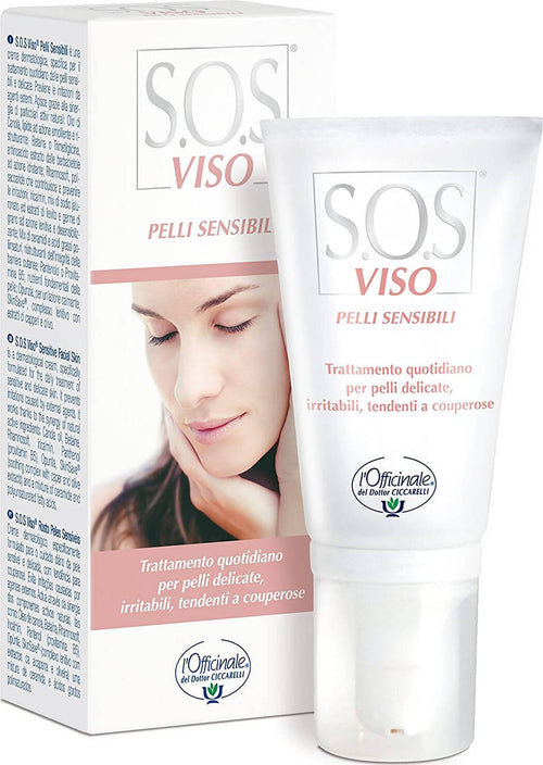 Sos Viso Pelli Sensibili Tubo Airless 50 Ml Crema Dermatologica Pelli Sensibili E Delicate Dermatologicamente Testato. cosmetica SG Store - Nicosia, Commerciovirtuoso.it