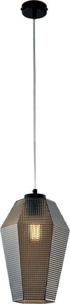 Sospensione-1-Luce-Prisma-In-Ferro-Laccato-Bianco-E-Vetro-Grigio-Specchiato