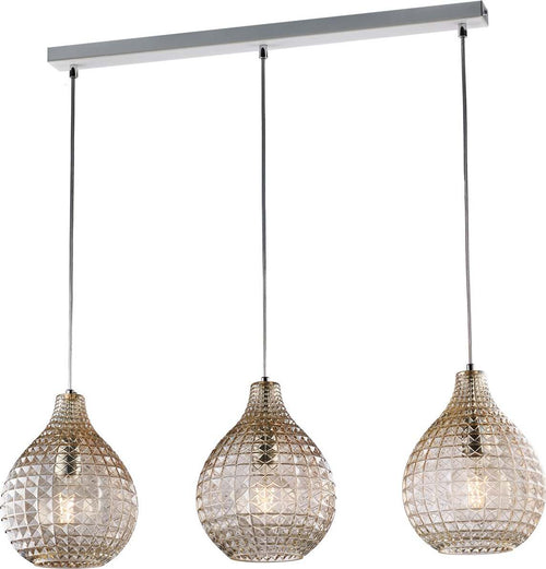 Sospensione-3-Luci-Diamante-A-Binario-Ferro-Bianco-E-Vetro-Ambra