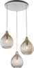 Sospensione-3-Luci-Diamante-In-Ferro-Bianco-E-Vetro-Soffiato-Ambra