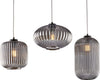 Sospensione-3-Luci-Glamour-Con-Binario-E-Vetro-Soffiato-Grigio-Specchiato