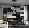 Sospensione-3-Luci-Glamour-Vetro-Soffiato-Grigio-Specchiato-Plissettato