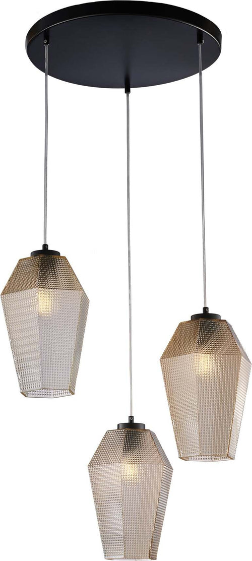 Sospensione-3-Luci-Prisma-In-Ferro-Laccato-Bianco-E-Vetro-Ambra