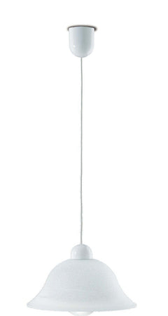 Sospensione 700 Bianco 1Xe27 31X17,2Cm Illuminazione/Illuminazione per interni/Lampadari lampade a sospensione e plafoniere/Lampade a sospensione Led Mall Home - Napoli, Commerciovirtuoso.it