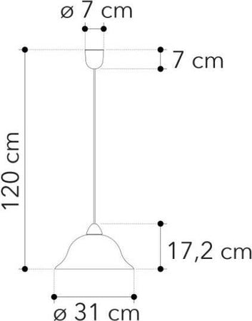 Sospensione-700-Blu-1Xe27-31X17,2Cm