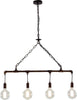 Sospensione Amarcord Ruggine 4Xe27 86X25,2Cm Illuminazione/Illuminazione per interni/Lampadari lampade a sospensione e plafoniere/Lampade a sospensione Led Mall Home - Napoli, Commerciovirtuoso.it