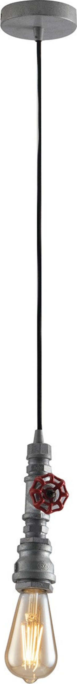 Sospensione Amarcord Zincata 1Xe27 12X18,6Cm Illuminazione/Illuminazione per interni/Lampadari lampade a sospensione e plafoniere/Lampade a sospensione Led Mall Home - Napoli, Commerciovirtuoso.it