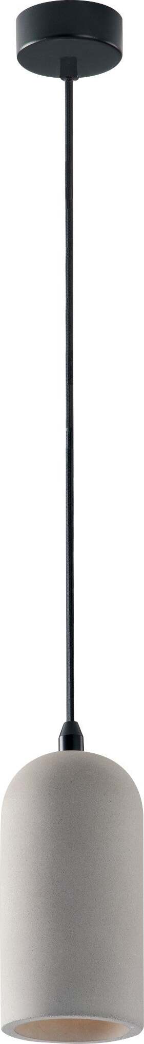 Sospensione Ando Grigia 1Xe27 10X20Cm Illuminazione/Illuminazione per interni/Lampadari lampade a sospensione e plafoniere/Lampade a sospensione Led Mall Home - Napoli, Commerciovirtuoso.it