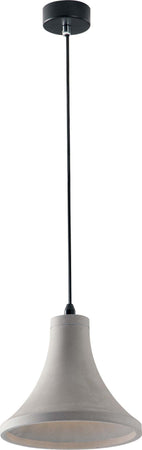 Sospensione Ando Grigia 1Xe27 22X19Cm Illuminazione/Illuminazione per interni/Lampadari lampade a sospensione e plafoniere/Lampade a sospensione Led Mall Home - Napoli, Commerciovirtuoso.it